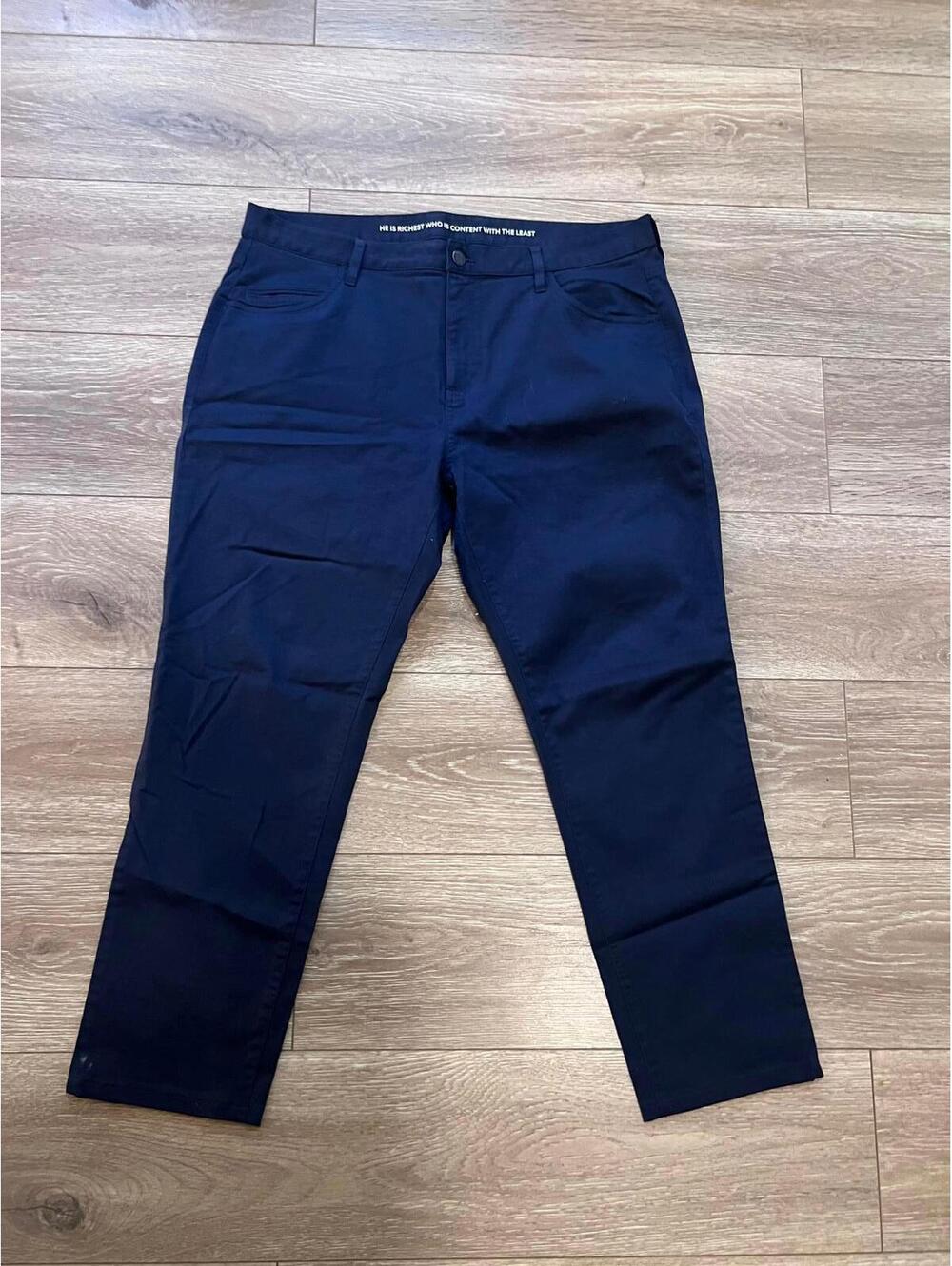 Rhone Men's Navy Blue Casual Pants 38x30